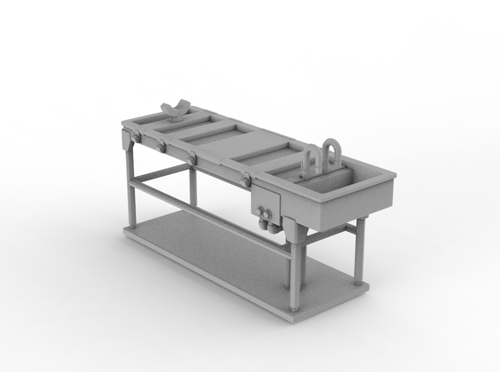 Autopsy Table 01. N Scale (1:160) 3d printed 