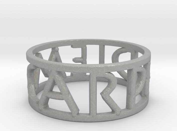 Carpe Diem Ring Size 7 3d printed