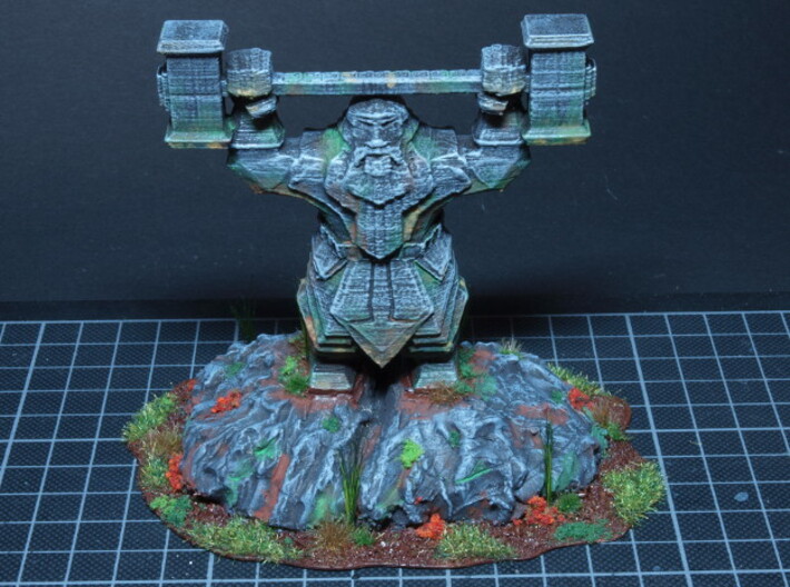 Dwarvon Paragon for Wargaming terrain 3d printed Smoothed, primed and painted for tabletop gaming
