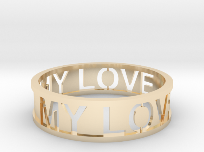 Bracelet my love 3d printed