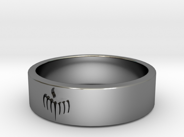 Spectre Ring size 10 (UK size T 1/2) 3d printed 