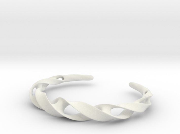 Ribbon Möbius bracelet - Small 3d printed 
