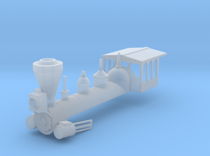 HO 4-4-0 Boiler Shell 3d printed