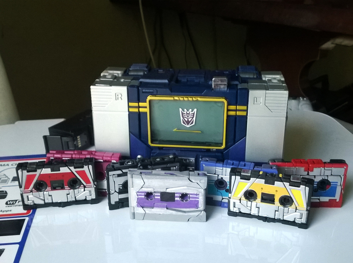 Transformers Cassette-F22 3d printed 