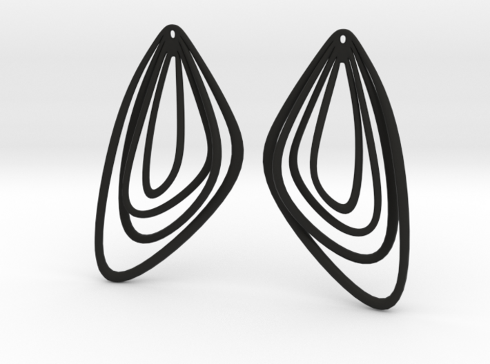 The Minimalist Earrings Set II (1Pair) 3d printed