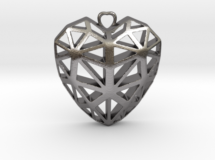 HEART pendant 3d printed