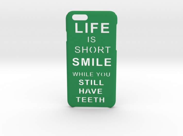 LifeIsShort iPhone 6 6s case 3d printed