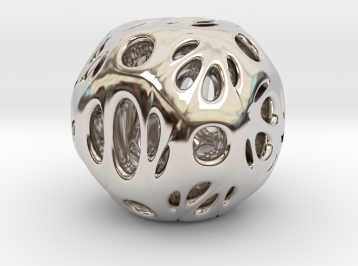 hydrangea ball 03 3d printed
