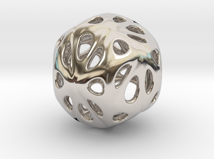 hydrangea ball 04 3d printed