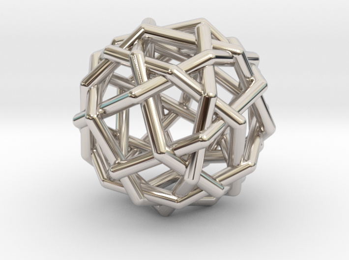 0458 Woven Snub Cube (U12) 3d printed