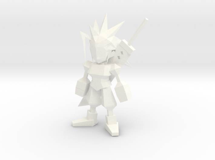 Zack Low Poly 3d printed