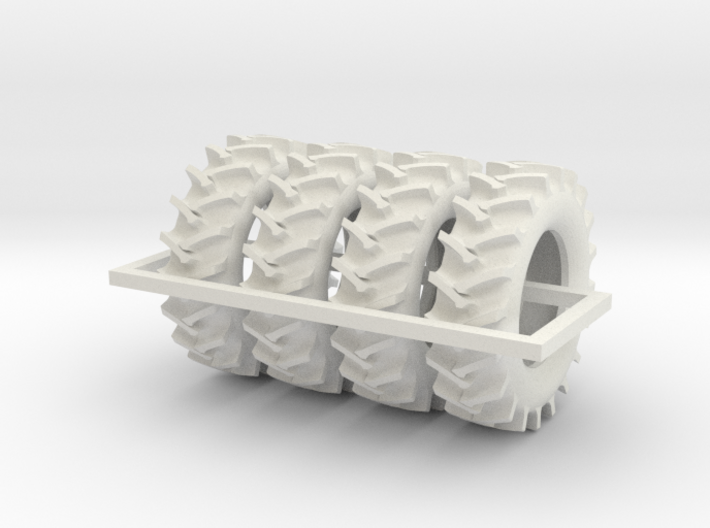 1/64 480/70r34 R2 X 4 tractor tire 3d printed