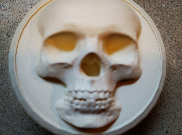 Prius Skull Cap Qty 4 3d printed unpainted
