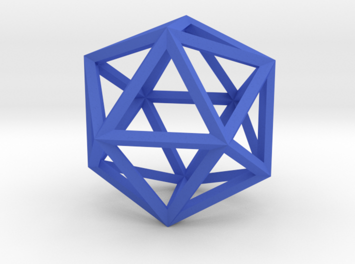 Icosahedron(Leonardo-style model) 3d printed