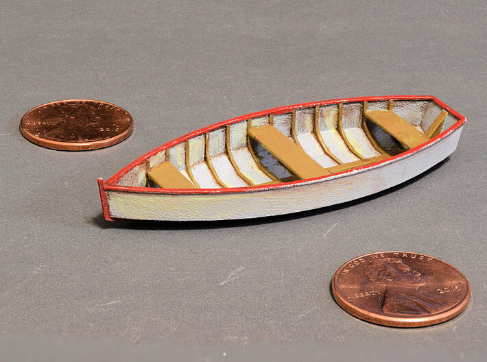 O scale Rowboat Set 3ea 6 Paddles 3d printed 