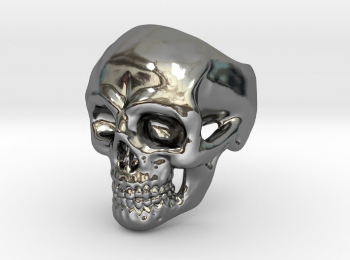 Skull Ring #9(US) 3d printed