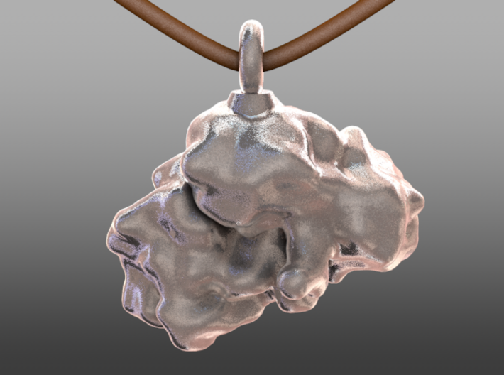 Ricin Necklace Bead 3d printed