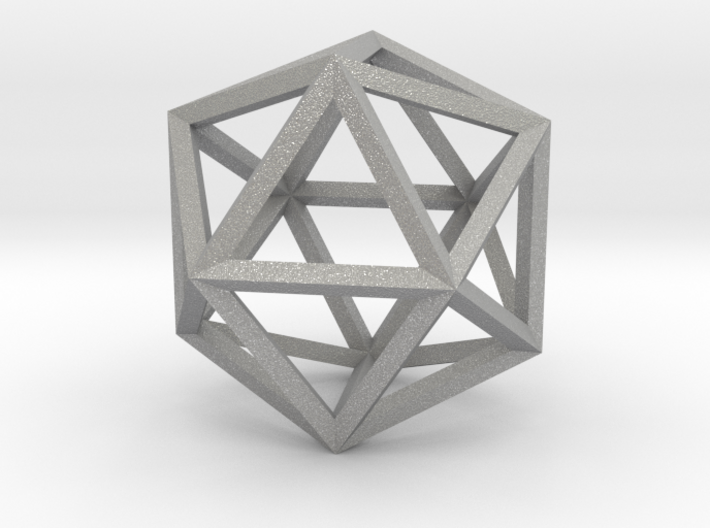 17cm-Icosahedron-Platon05-Polyhedron05 3d printed