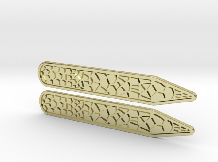 Voronoi Inverse Collar Straighteners X2 3d printed