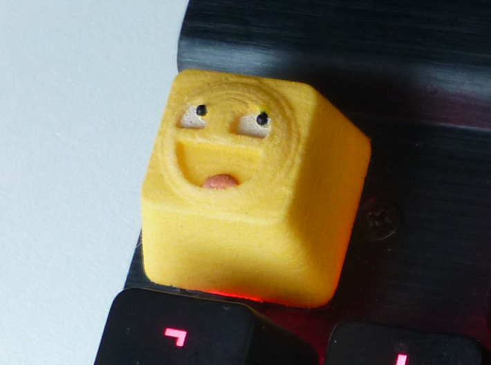 Awesome Face Cherry MX Keycap 3d printed 