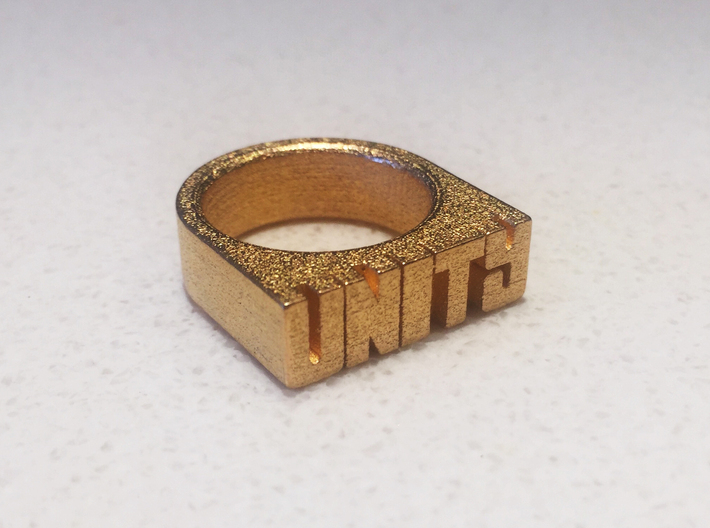 16.5mm Replica Rick James 'Unity' Ring 3d printed