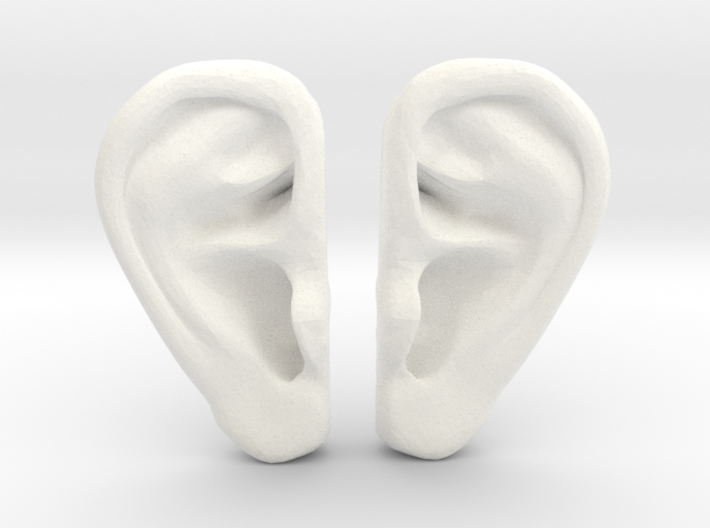 Ear Stud Earrings 3d printed