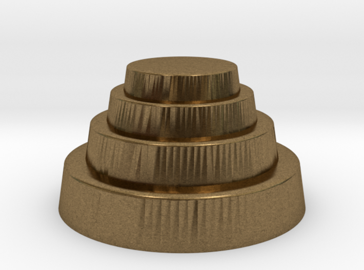 DRAW geo - terraced dome 3d printed
