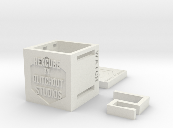 Hexcube-by Glitchout Studios 3d printed