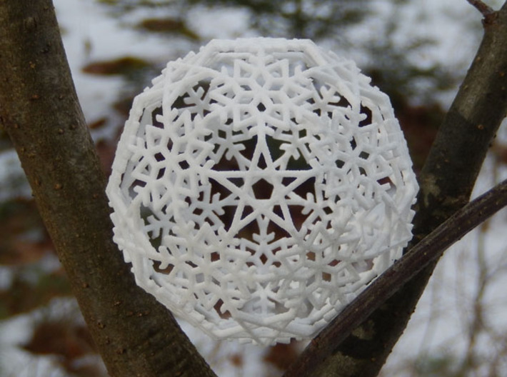 Snowflakes with Stars 3 3d printed 