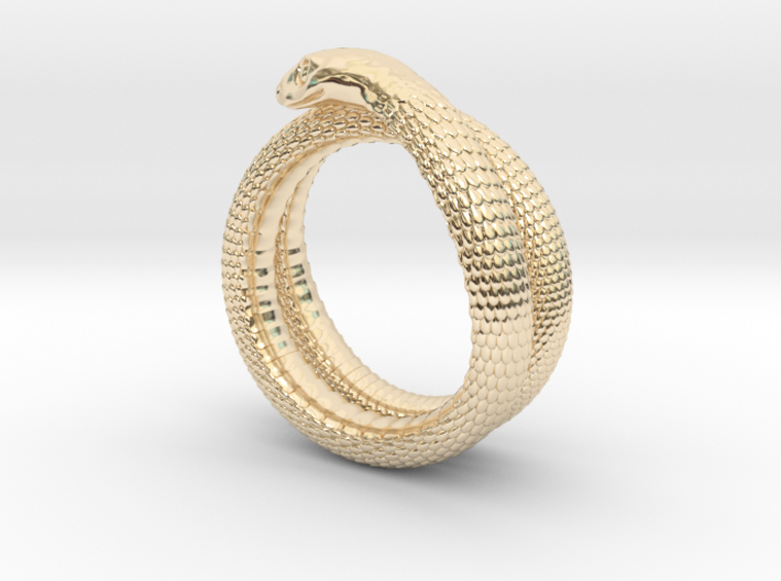 Snake Ring (various sizes) 3d printed