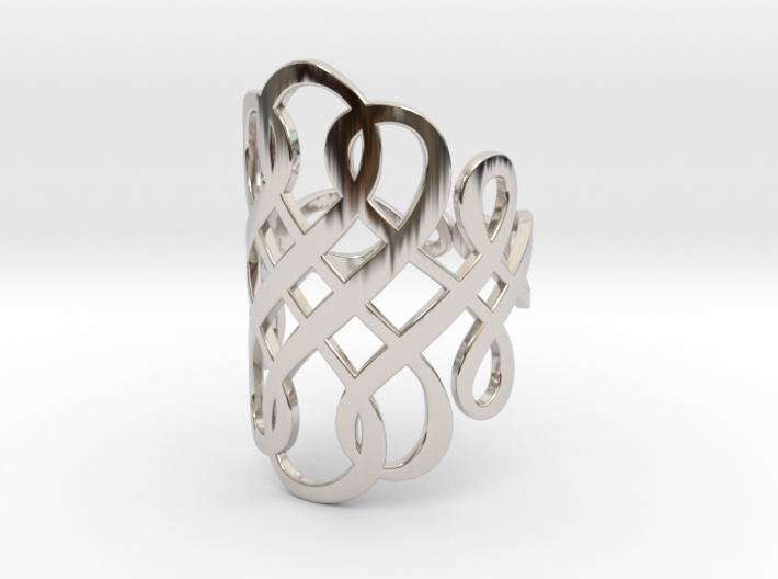 Celtic Knot Ring Size 10 3d printed