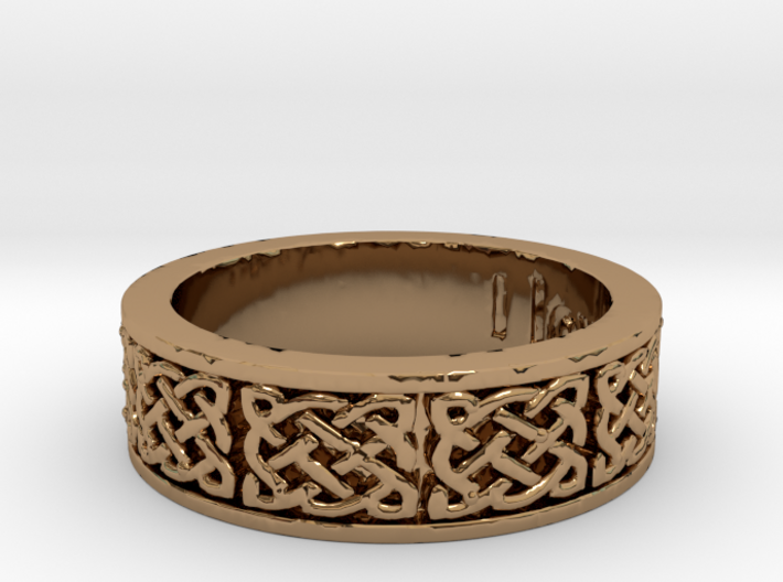 Celtic knot ILY Ring Size 13 3d printed