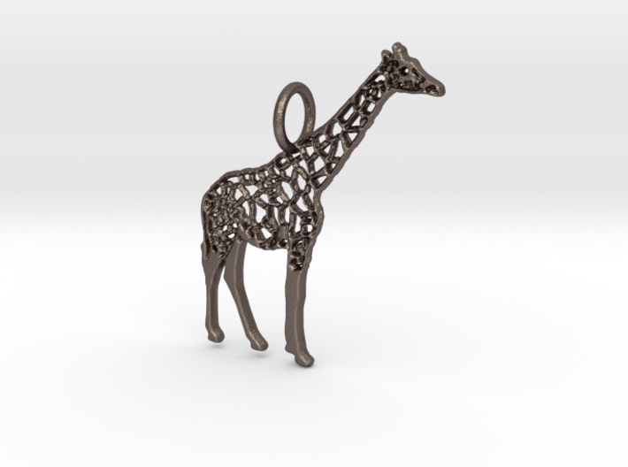 Giraffe Pendant 3d printed