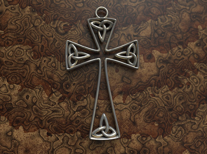 Trinity Celtic Cross 3d printed Trinity Celtic Cross