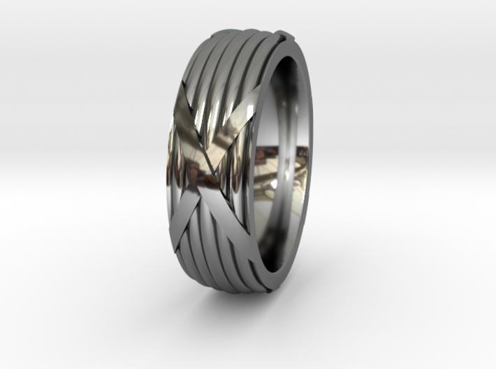 Fasces Ring - Size 12 3d printed