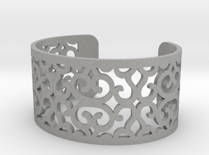 Arabesque perforated bracelet 3d printed