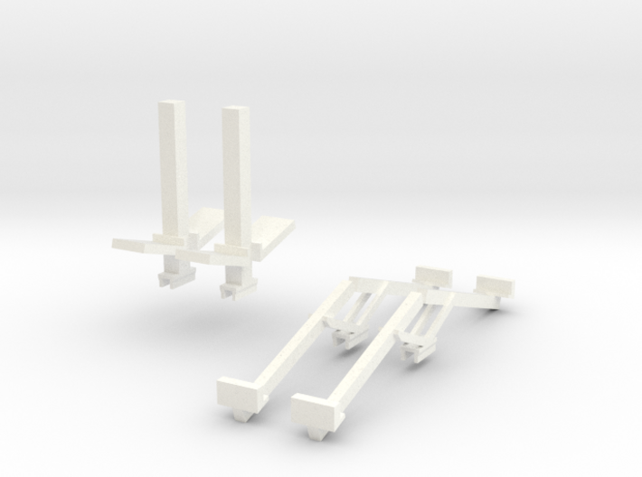 Befort Double header stands 3d printed