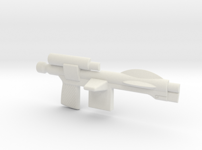 Trooper Blaster Full Size - (Right Half Only) 3d printed