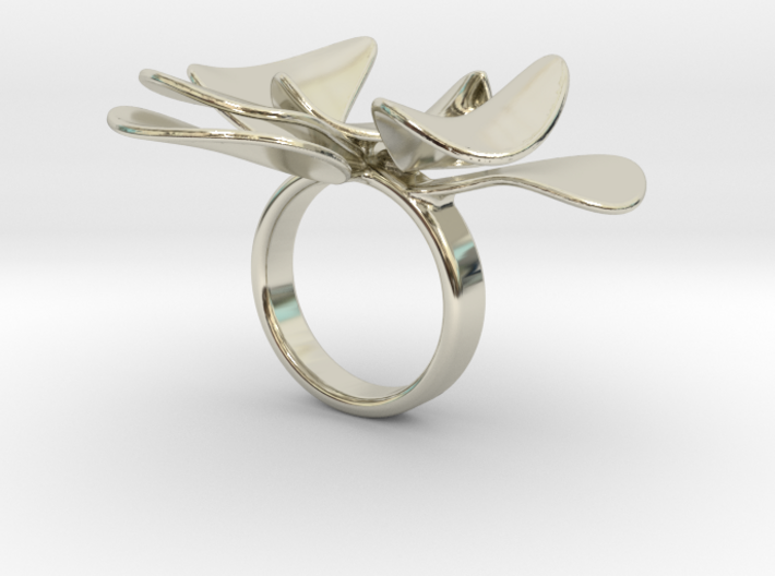 Petals ring - 20 mm 3d printed