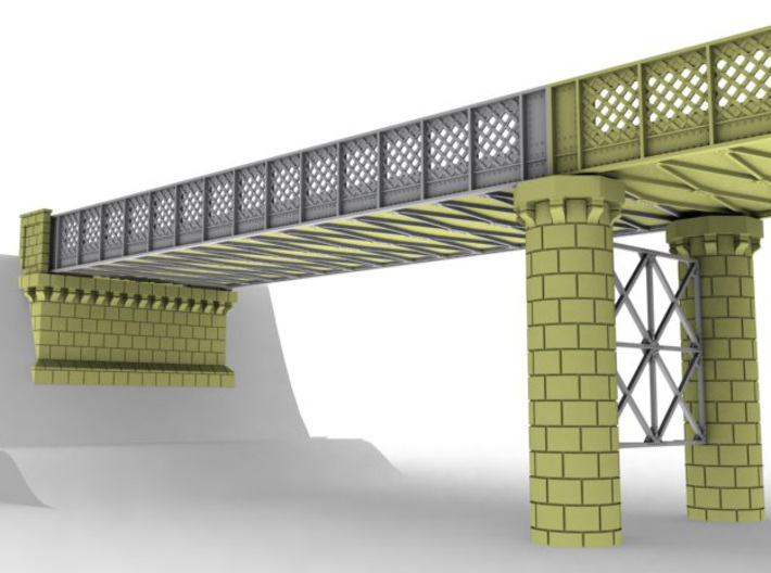 NV6M01 Modular metallic viaduct 3 3d printed
