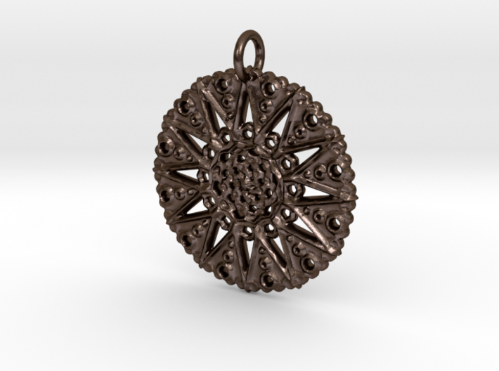 Star Mandala (for bronze steel) 3d printed