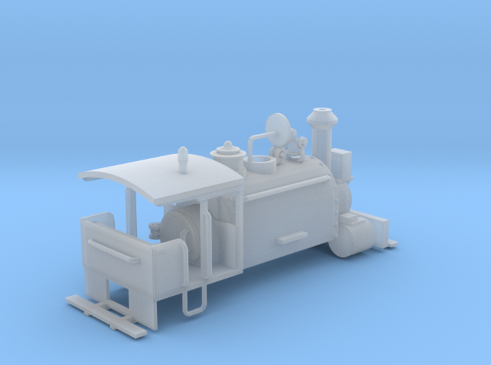 Saddle Tank Engine Zscale 3d printed Saddle Tank Engine Z scale