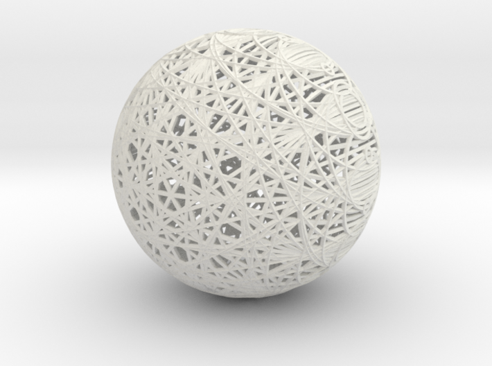 Epicycloid Sphere, 12 cusps 3d printed