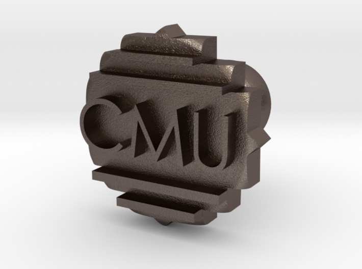 CMU Cufflink 3d printed