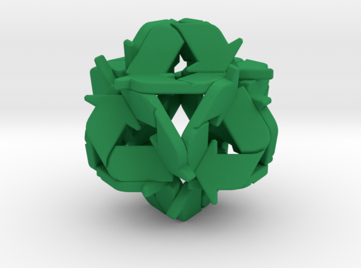 Recycling Sculpture (41mm) 3d printed 