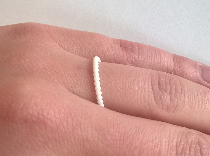 Pearl ring - size 52 3d printed