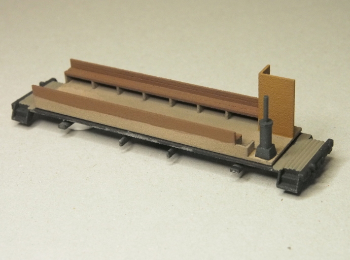 HOn30 30ft Coach A with Interior (Arc roof) 3d printed 