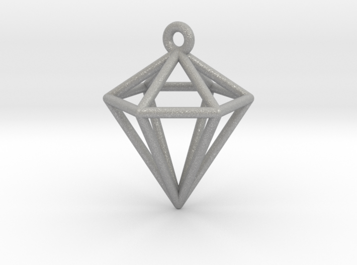 3D Diamond Pendant 3d printed