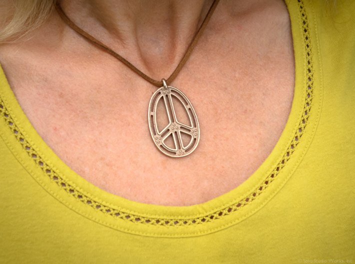 Peace Connection 3d printed Stainless Steel
