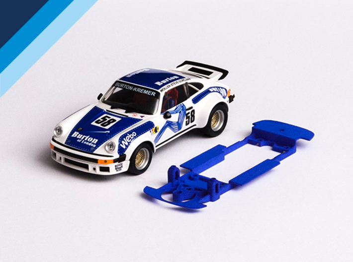 1/32 Ninco Porsche 911 Chassis for Slot.it pod 3d printed Chassis compatible with Ninco Porsche 911 / 934 body (not included)
